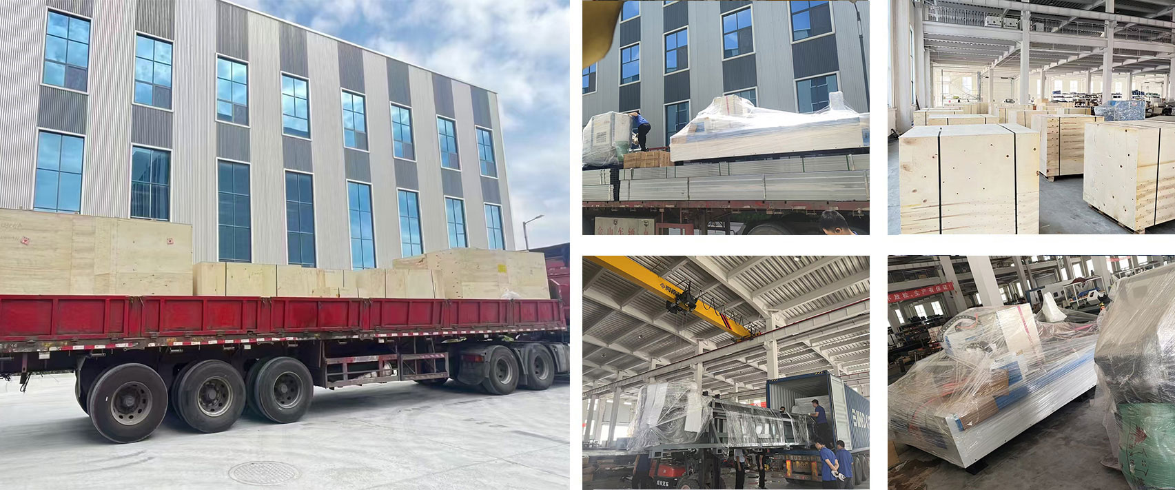Laser cutting machine shipment